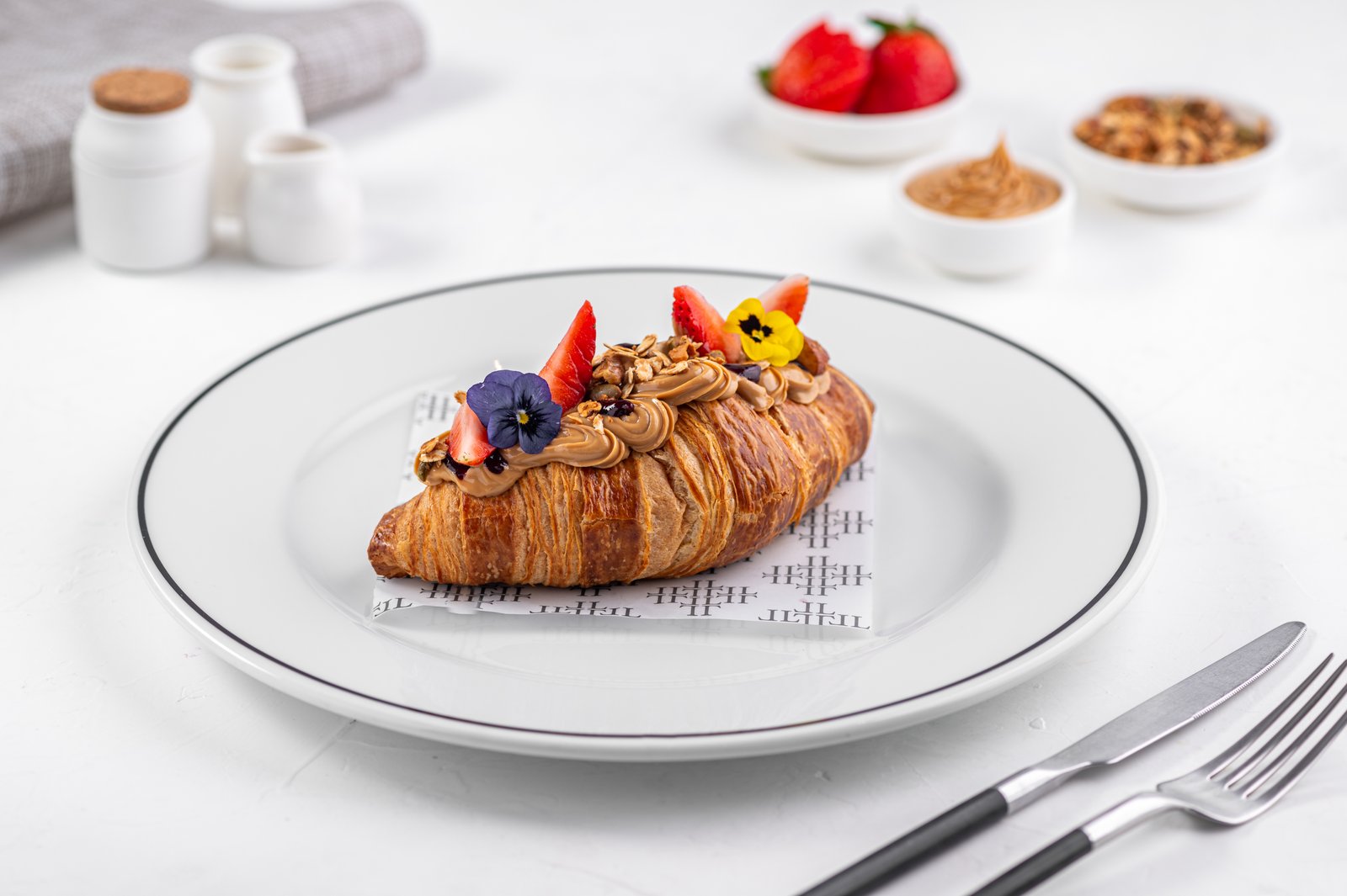 Peanut Butter Jam Croissant